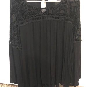 Black Velvet Top